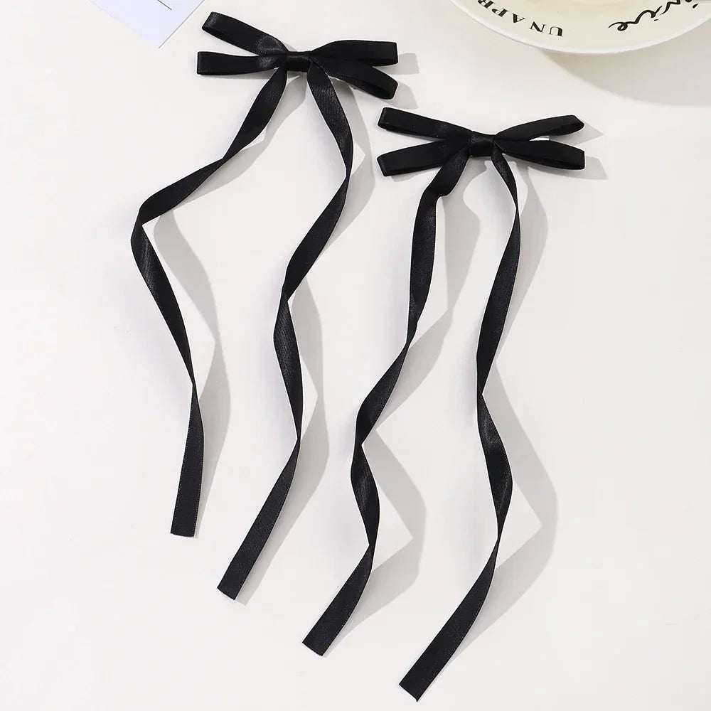 Fabric Hair Bow Clips Set for Women and Girls - Smarsty
