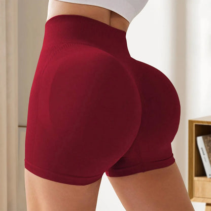 Women's High Waist Peach Lift Hip Sports Shorts Tight Yoga Shorts Shorts for Women Women's Shorts Summer Womens Shorts Elegant - Smarsty