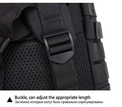 30/50L Tactical Backpacks Man Traveling Bags Survival Outdoor 3P Assault Pack EDC Molle Pack hiking Trekking Hunting Bag - Smarsty