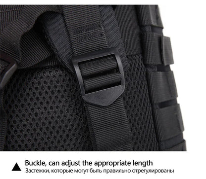 30/50L Tactical Backpacks Man Traveling Bags Survival Outdoor 3P Assault Pack EDC Molle Pack hiking Trekking Hunting Bag - Smarsty