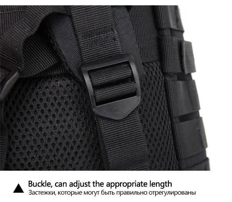 30/50L Tactical Backpacks Man Traveling Bags Survival Outdoor 3P Assault Pack EDC Molle Pack hiking Trekking Hunting Bag - Smarsty
