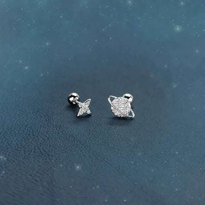 925 Silver Tragus Piercing Helix Studs Butterfly Heart - Smarsty