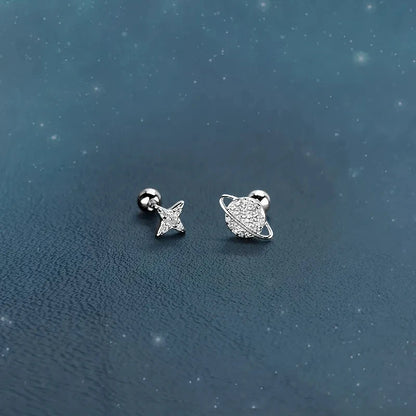 925 Silver Tragus Piercing Helix Studs Butterfly Heart - Smarsty