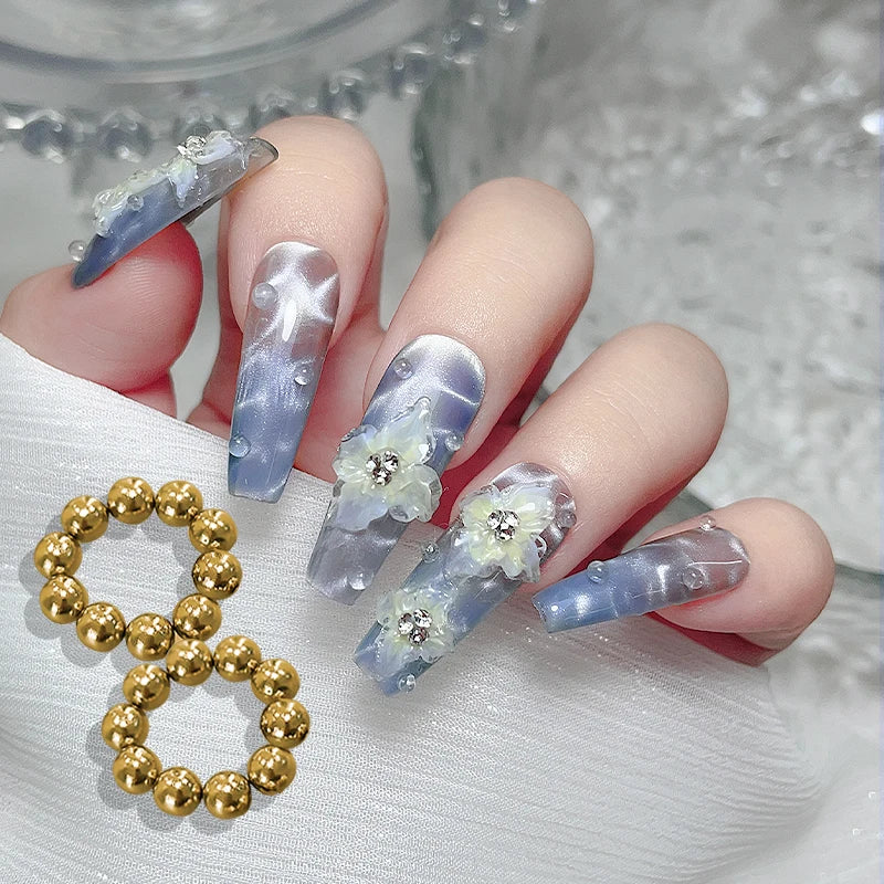 Water Ripple Cat Eye Magnetic Gel Beads for Nail Art - Smarsty