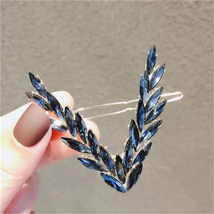 Luxury Crystal Hair Clip for Women with V Shape Design - Smarsty