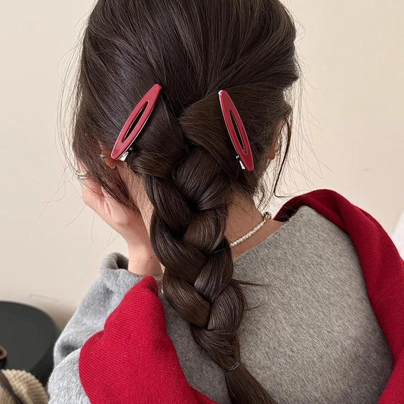 Colorful Acetate Hair Clips Set for Stylish Women - Smarsty