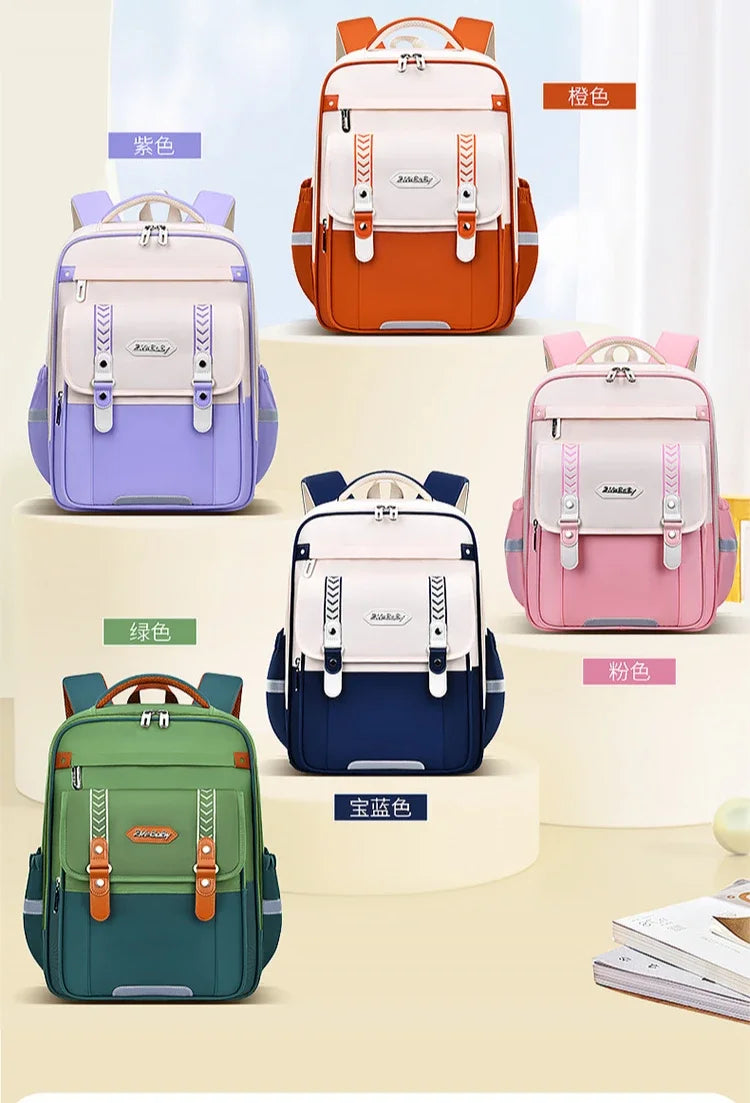 Waterproof Kids School Backpack With Orthopedic Support - Smarsty