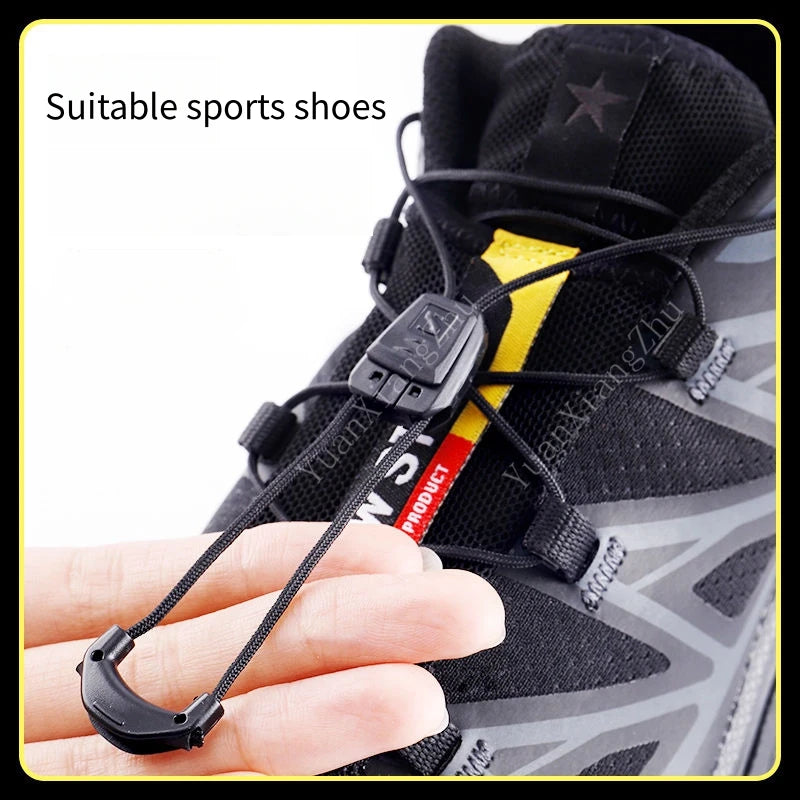 New No tie Shoe laces Round Tennis Laces Without ties Adult Kids Quality Running Sneakers Shoelaces Black White Shoes Accesories - Smarsty