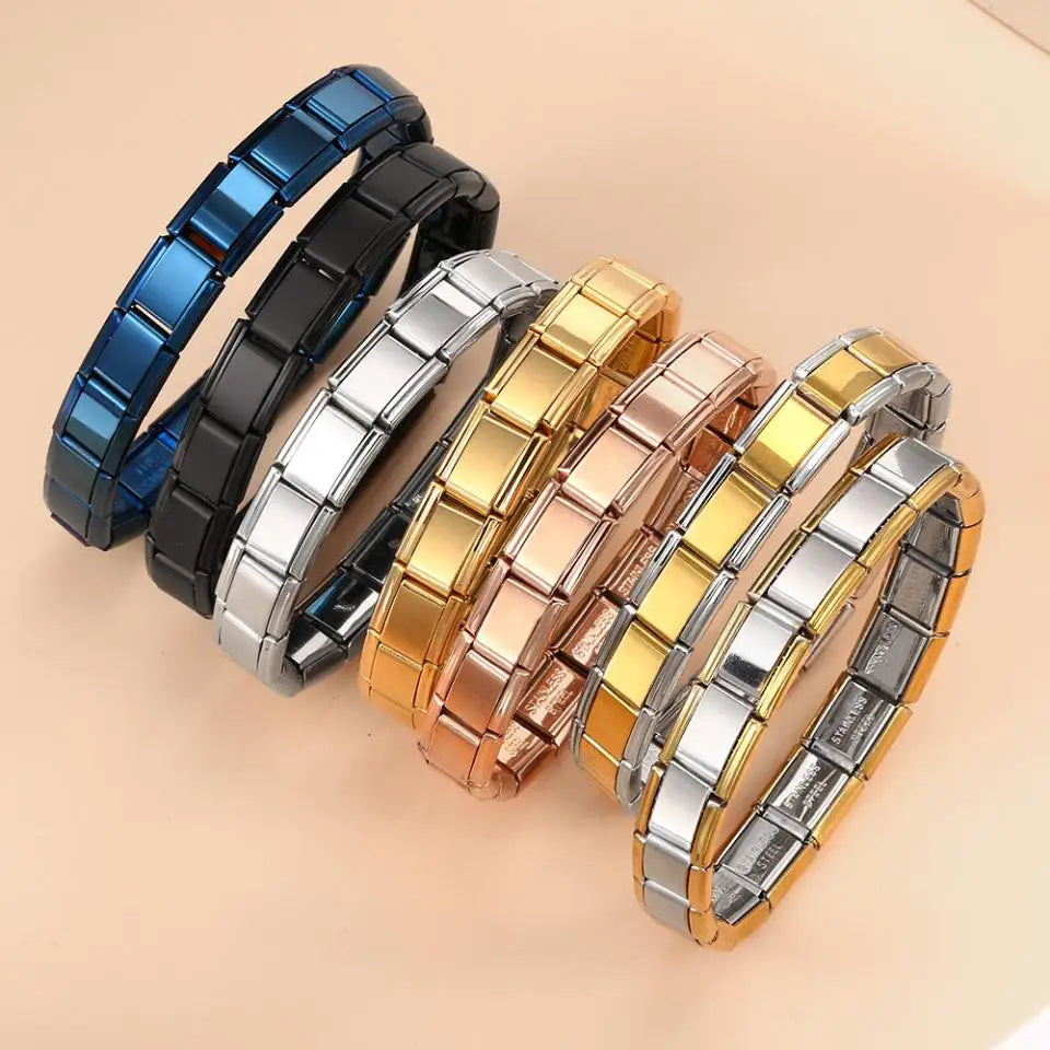 Stainless Steel Italian Chain Link Bracelet DIY Kit - Smarsty