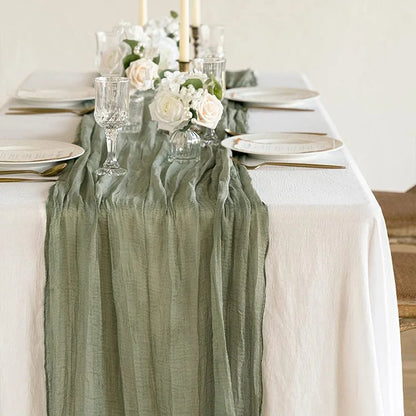 Bohemian Crinkle Tablecloth for Weddings and Events - Smarsty