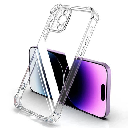 Shockproof Clear iPhone Case With Lens Protection Lens Shield - Smarsty