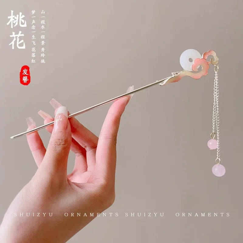 Elegant Flower Tassel Hair Clip for Women - Smarsty
