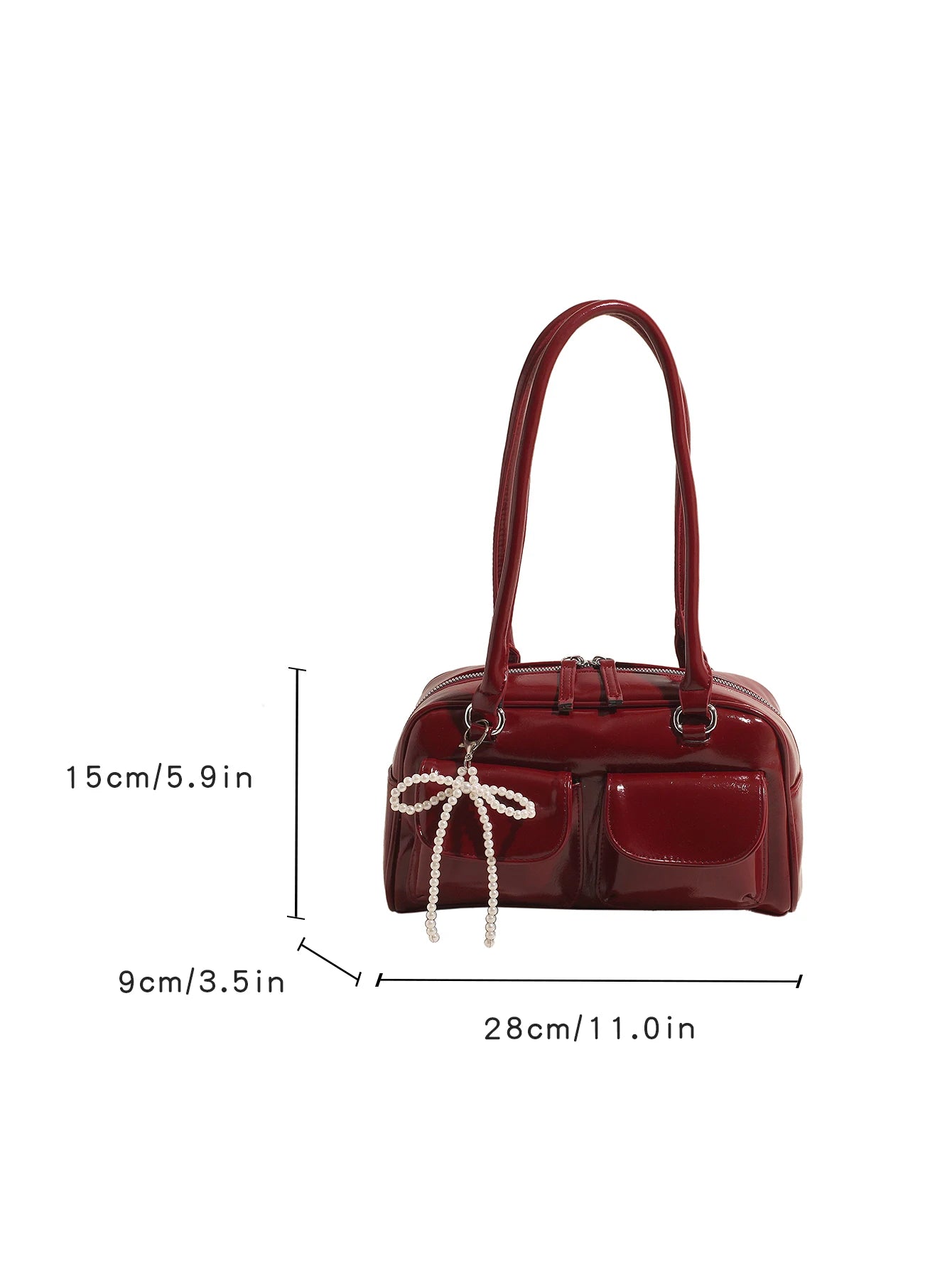 Korean Edition Underarm Bow Bag Women Versatile Shoulder Bag - Smarsty