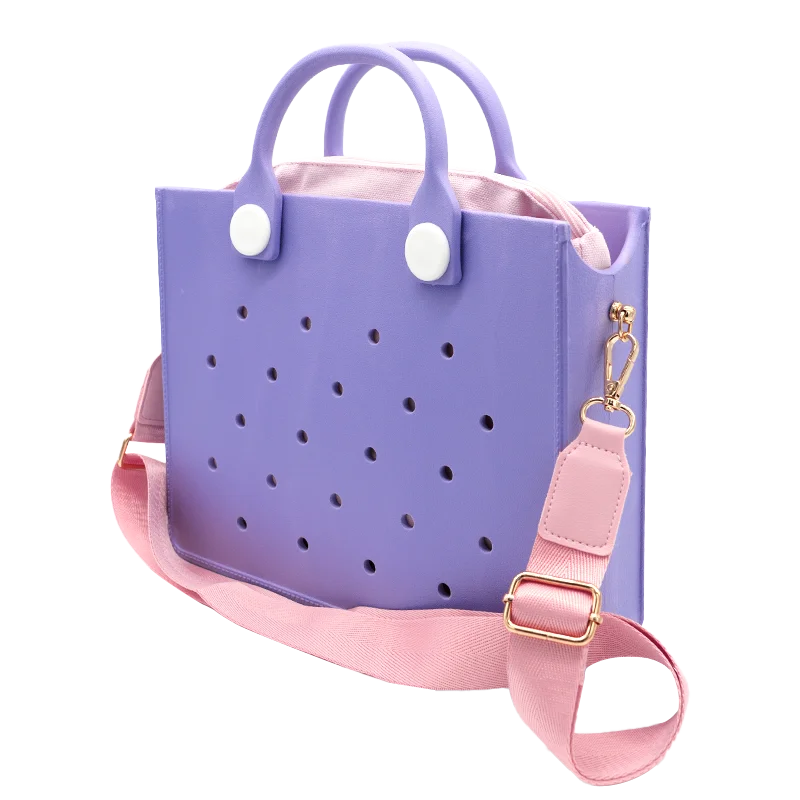EVA Shoulder Tote Bag Waterproof For Women Beach Storage - Smarsty