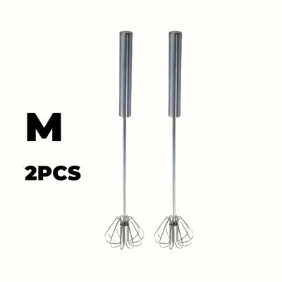 Stainless Steel Egg Beater Durable Semi-Automatic Mixer for Effortless Egg Cream Mixing Stirring and Beating for Kitchen Baking - Smarsty