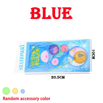 Geometry Spirograph Drawing Stencils Set Painting Template Art Crafts Creative Kids Educational Toy Variety of Flowers Ruler by Smarsty