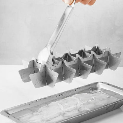 Stainless Steel Ice Cube Tray for Efficient Drink Cooling - Smarsty