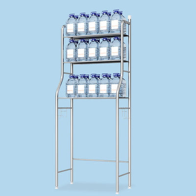 Over Toilet Storage Shelf,2/3-Tier Freestanding Over The Toilet Storage,Metal Bathroom Shelves with Paper Holder and Removable - Smarsty