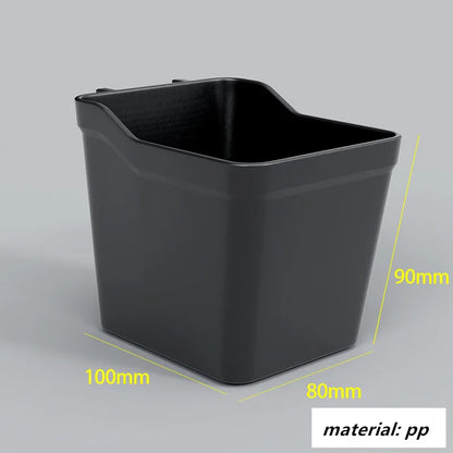 Punch-free Hole Board Vertical Desktop Wall Hanging Office Desk Storage Shelf Reading Room Desktop kitchen Bathroom Storage Rack by Smarsty