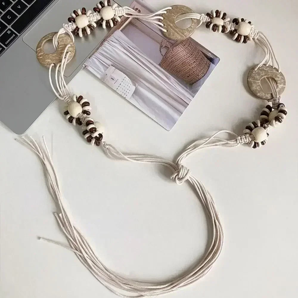 Bohemian Butterfly Tassel Waist Chain Adjustable Belt - Smarsty