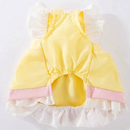 Summer Princess Dog Dress with Cute Bow for Stylish Pets - Smarsty