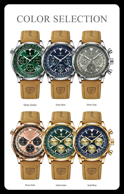 Luxury Waterproof Quartz Chronograph Watch for Men - Smarsty