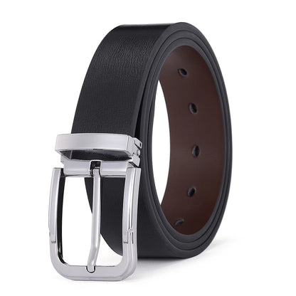 Men's Leather Cowskin Belt High Quality Fashion Waist Strap - Smarsty