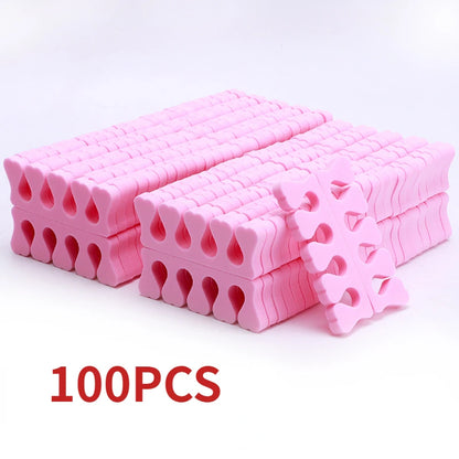 Soft Sponge Nail Art Toe Separators for Perfect Pedicures - Smarsty