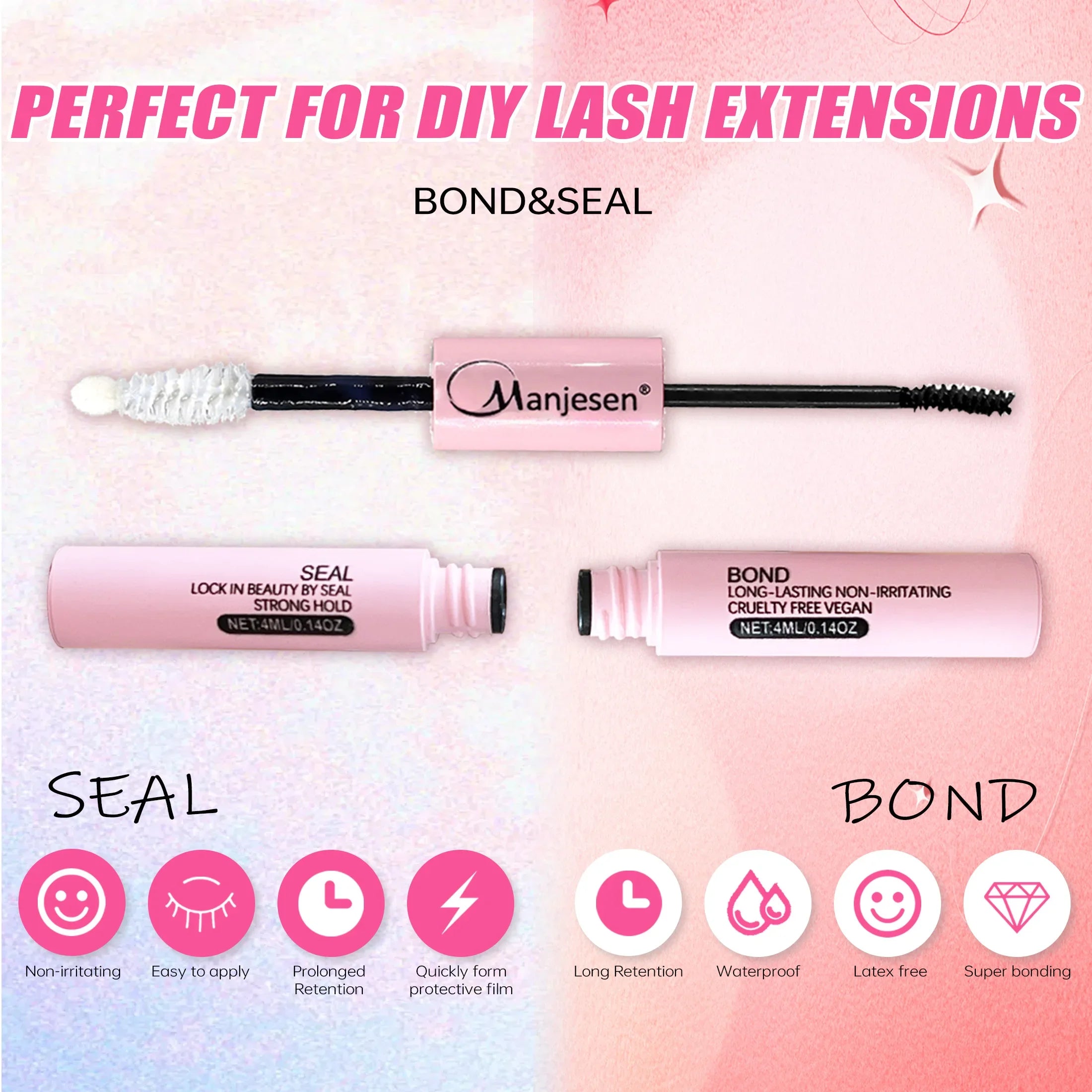 DIY Eyelash Extension Kit with 200 Clusters for Natural Look - Smarsty