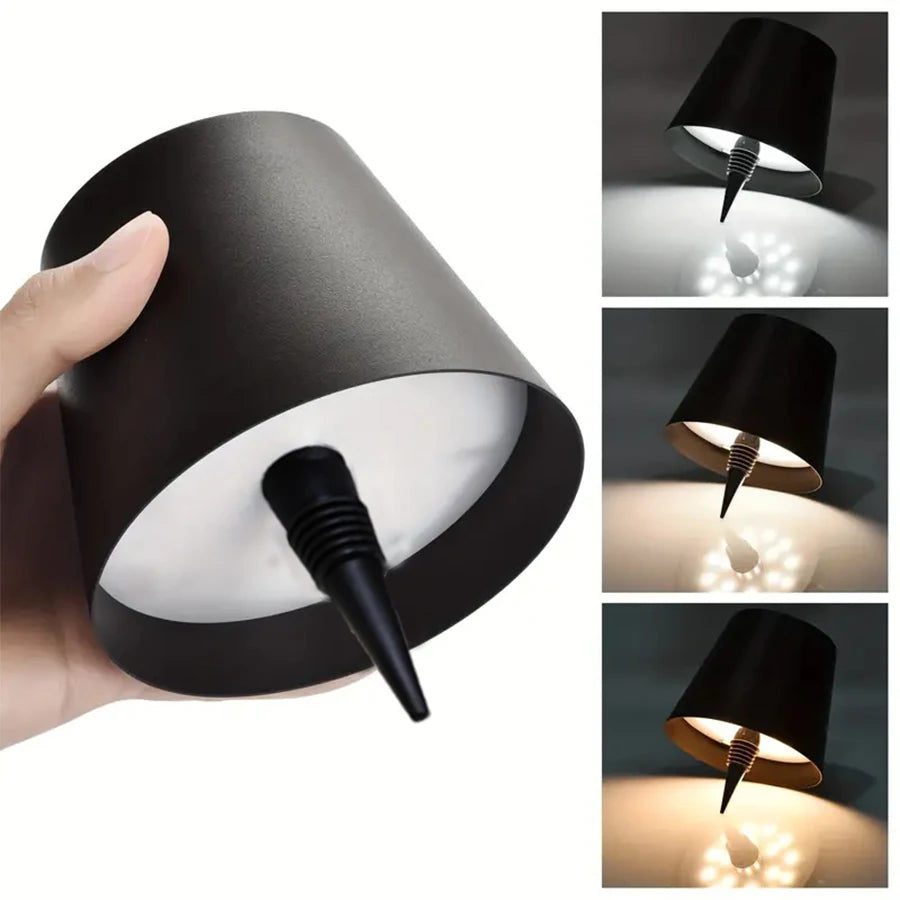 Wireless Bottle Lamp with 3-Color Touch Control - Smarsty