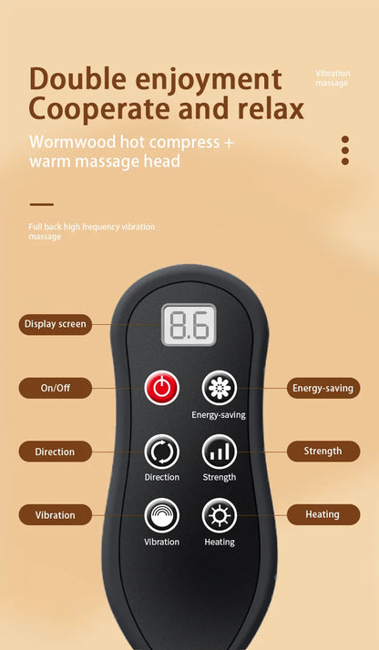 Electric Shiatsu Neck and Back Massager with Heating - Smarsty