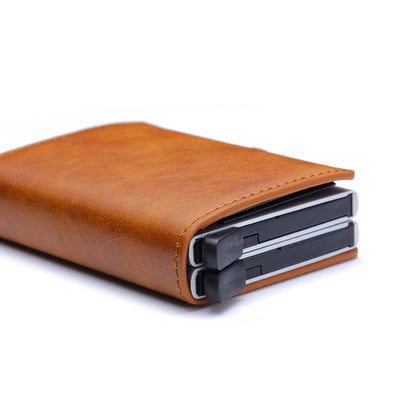 Rfid Men Card Wallets Carbon Fiber Slim Mini Wallet 14 Card Holders Small Money Bag Male Purses - Smarsty
