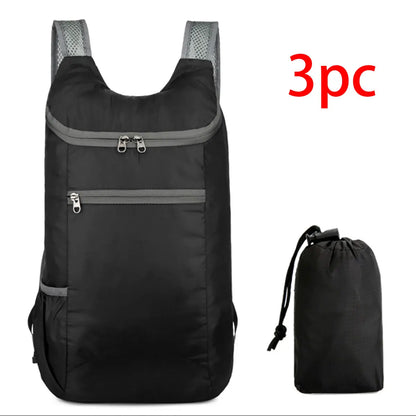 1pc Weekend Travel Bag, Foldable Waterproof Tear-resistant Lightweight Backpack, Large Capacity Travel Business Backpack, Sports - Smarsty