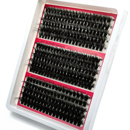 DIY 5D Fluffy Lash Clusters for Stunning Volume - Smarsty