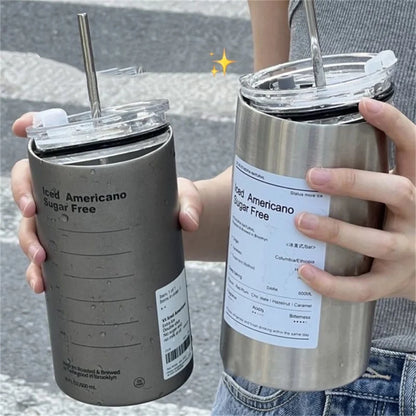 Portable Stainless Steel Coffee Thermos with Insulation - Smarsty