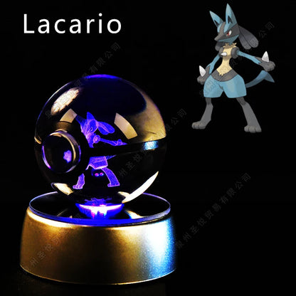 3D Pokemon Crystal Ball Night Light Lamp - Smarsty