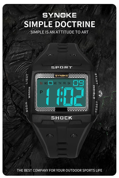 SYNOKE Waterproof Sports Watch with Night Glow Feature - Smarsty