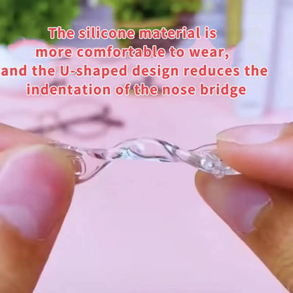 1/2/4pc Ultra-Soft Silicone Eyeglass Nose Pads Comfort Fit Glasses Frame Accessories Anti-Slip Nose Pads for Sports & Daily Wear