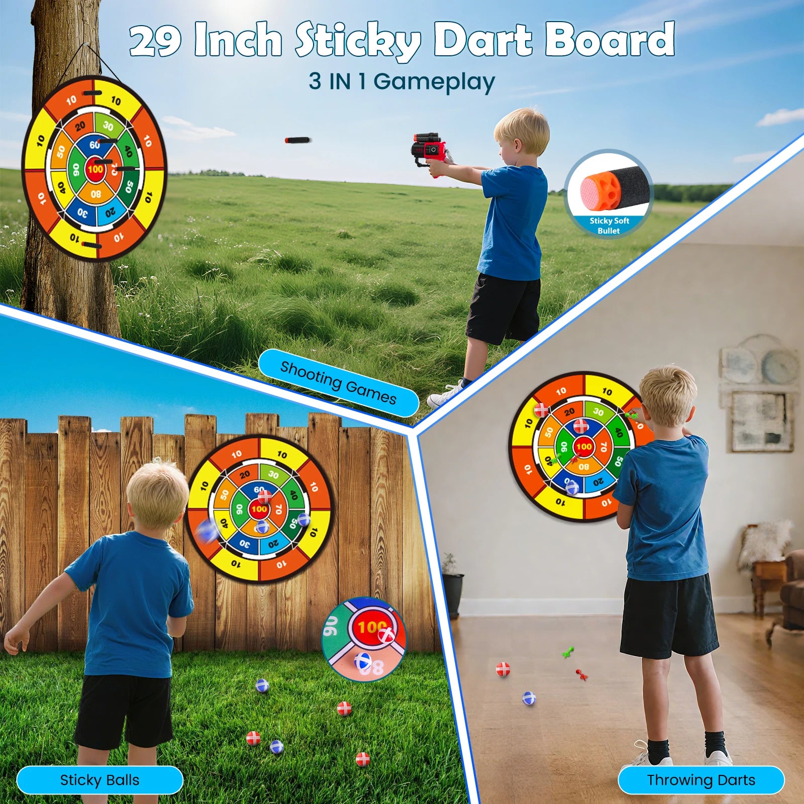 VATOS Night-Light Bow Arrow Guns Toy For Kids Archery Stand Target Board Indoor Outdoor Game Toys Boys Girls Christmas Gift