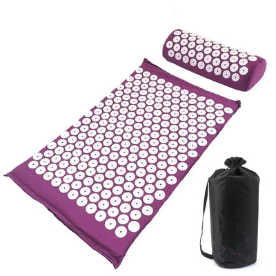 Acupressure Mat and Pillow Set for Pain Relief - Smarsty