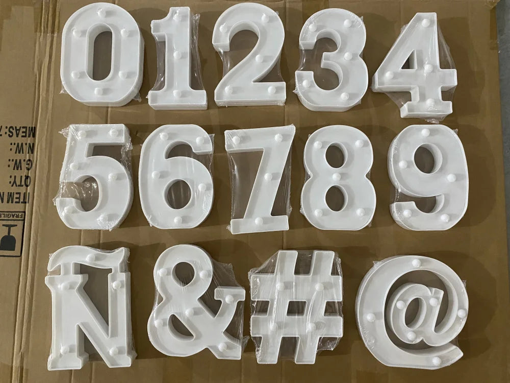Luminous Alphabet LED Letter Night Light Decor - Smarsty