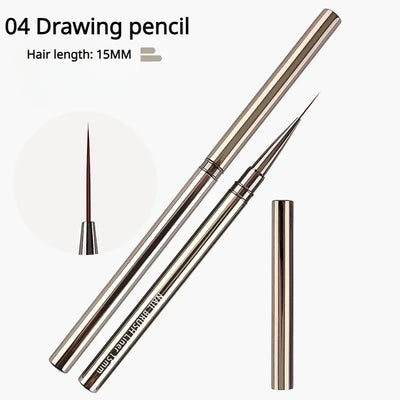 Professional Nail Art Liner Brushes for Precision Designs - Smarsty