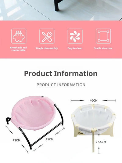 Breathable Cat Hammock Bed for Comfortable Sleeping - Smarsty