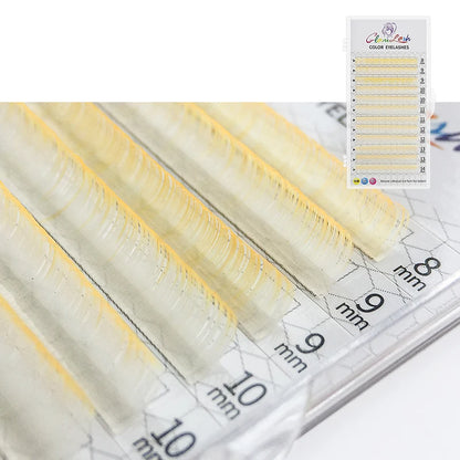 Glamlash Morandi Grey Colorful Individual Eyelash Extensions - Smarsty