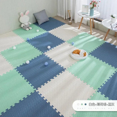16pcs Foam Baby Play Mat Puzzle Mat Kids Interlocking Exercise Tiles Rugs Puzzle Floor Tiles Toy Carpet Soft Carpet 30*30*1cm by Smarsty