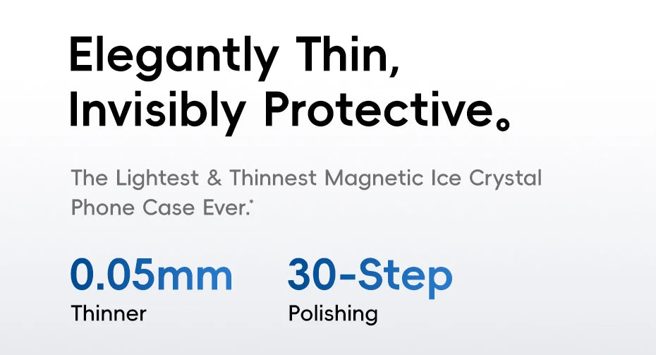 Smarsty Clear Magnetic MagSafe Slim Case for iPhone 16 Pro Max -