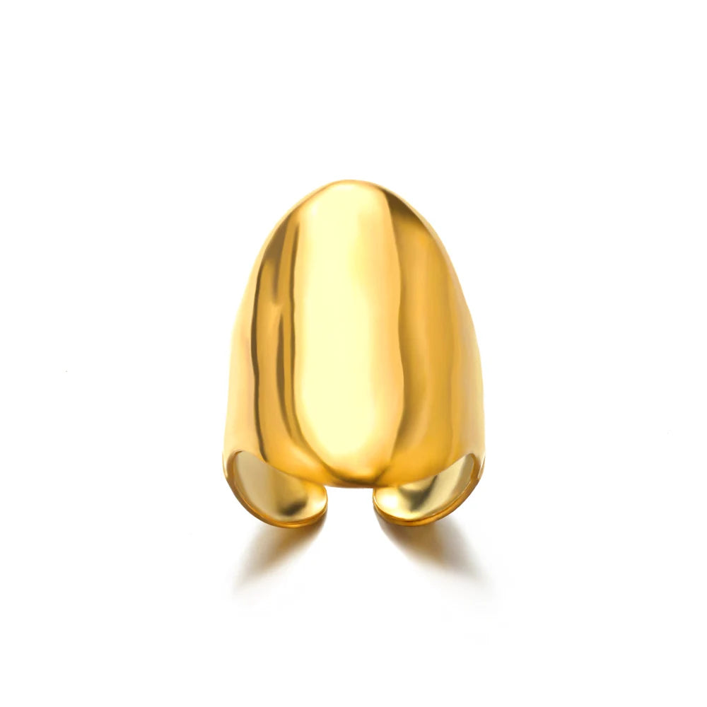 Luxury Gold 316L Stainless Steel Rings for Women - Smarsty