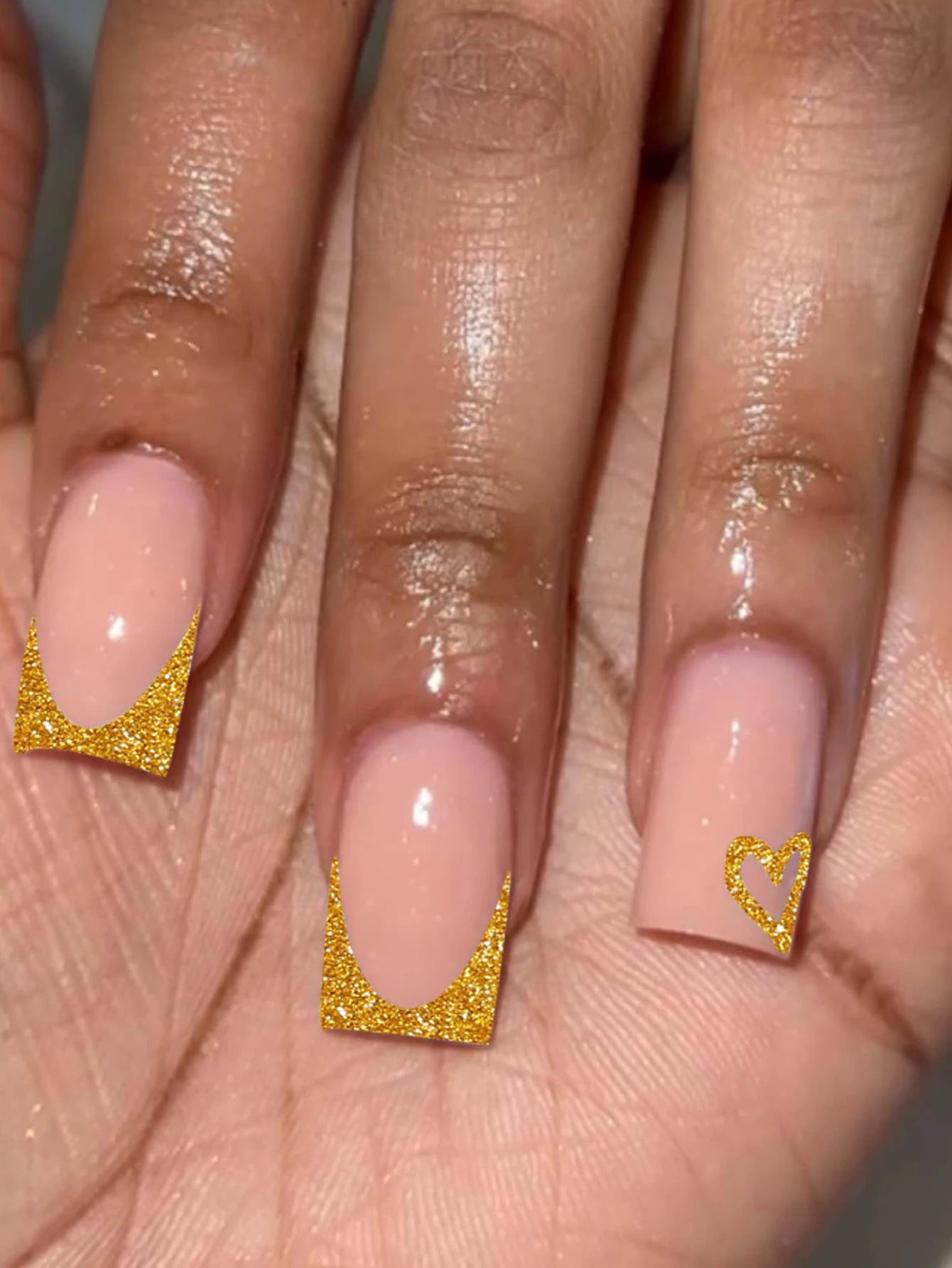 Medium Pink Ballerina Press On Nails Set - Smarsty