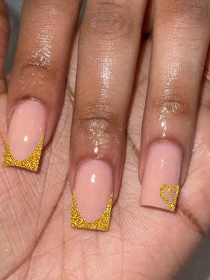 Medium Pink Ballerina Press On Nails Set - Smarsty