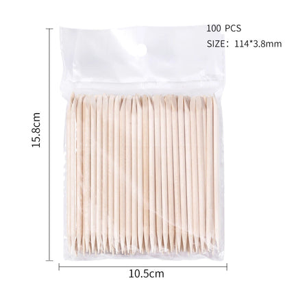 100 Piece Cuticle Pusher Set for Easy Nail Care - Smarsty